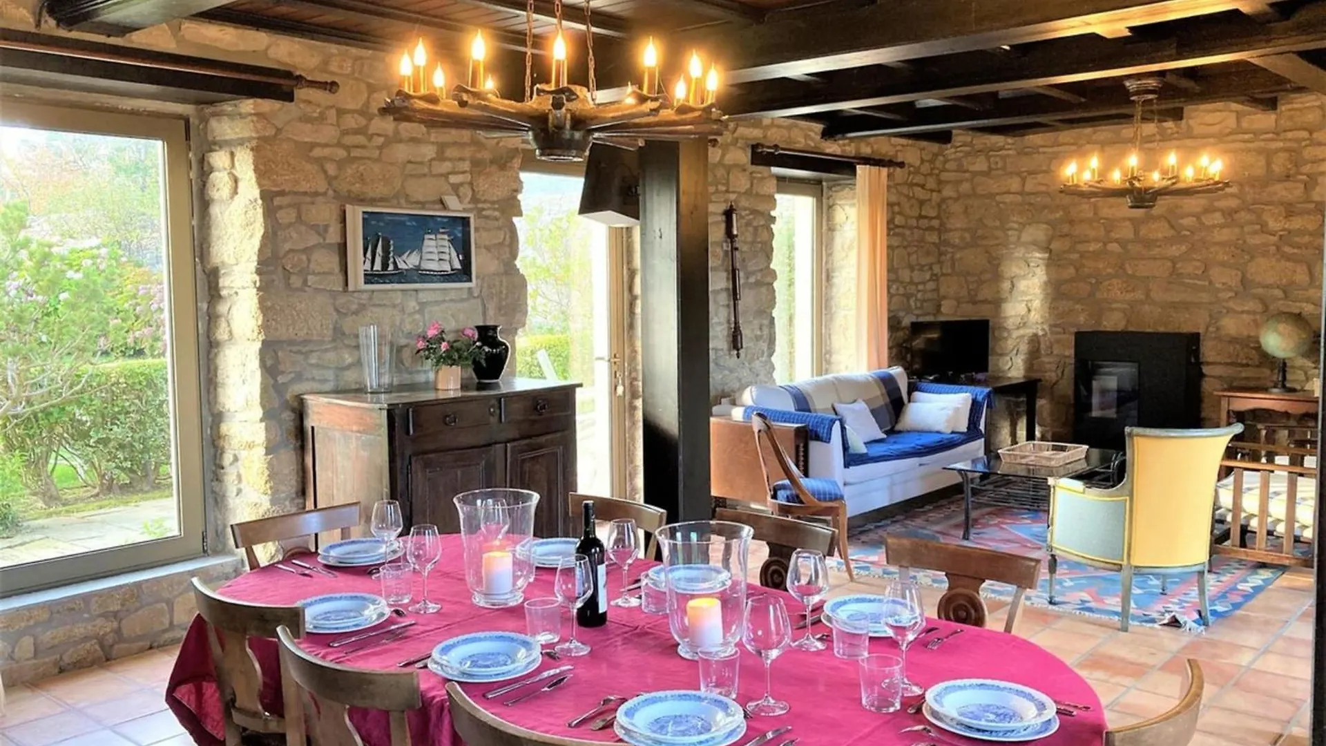 Manoir Du Scluz-Prestigieux Domaine Vue Mer La Terre du Pont Nyaraló